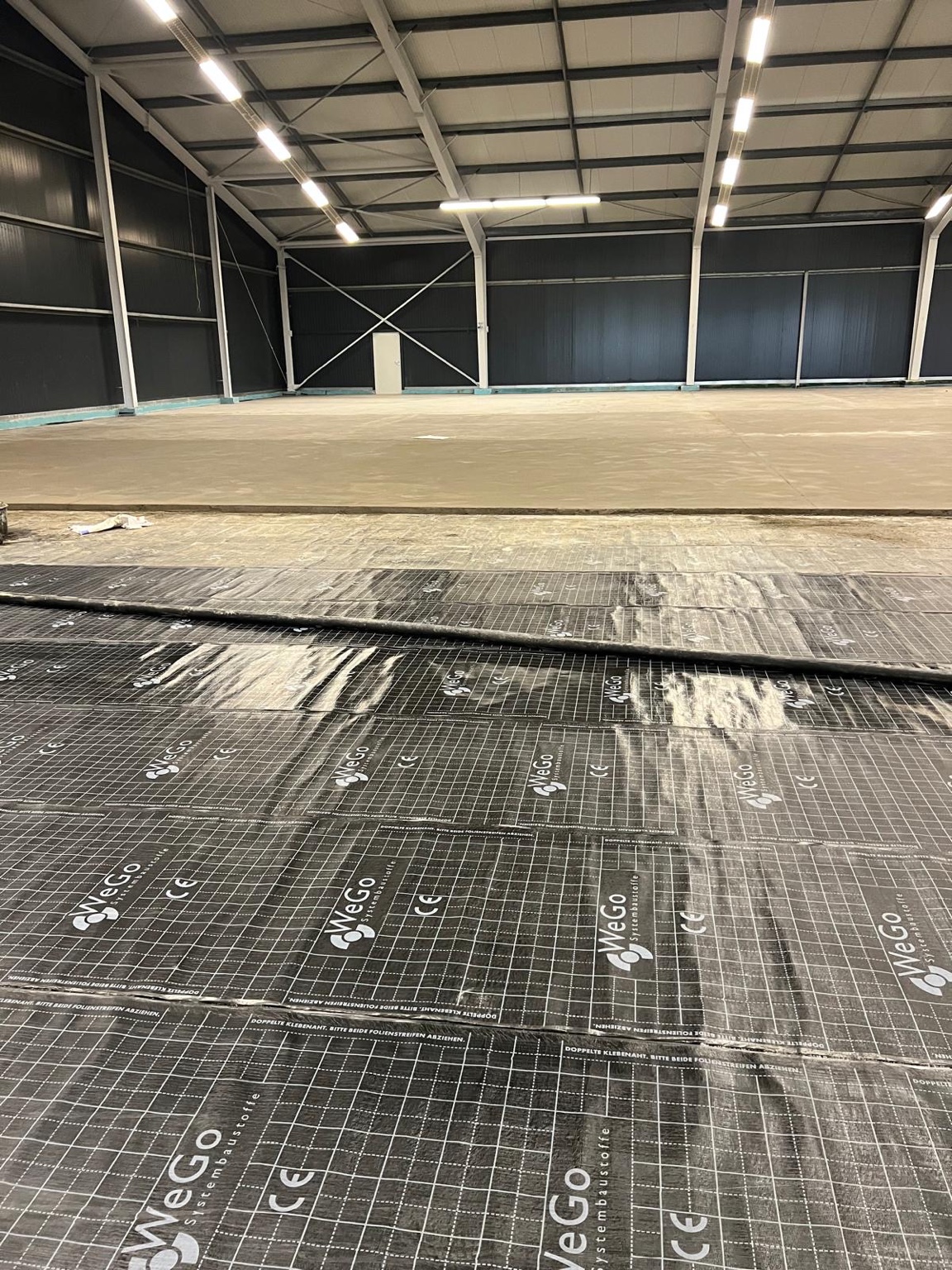 Schwimmender Estrich vorher